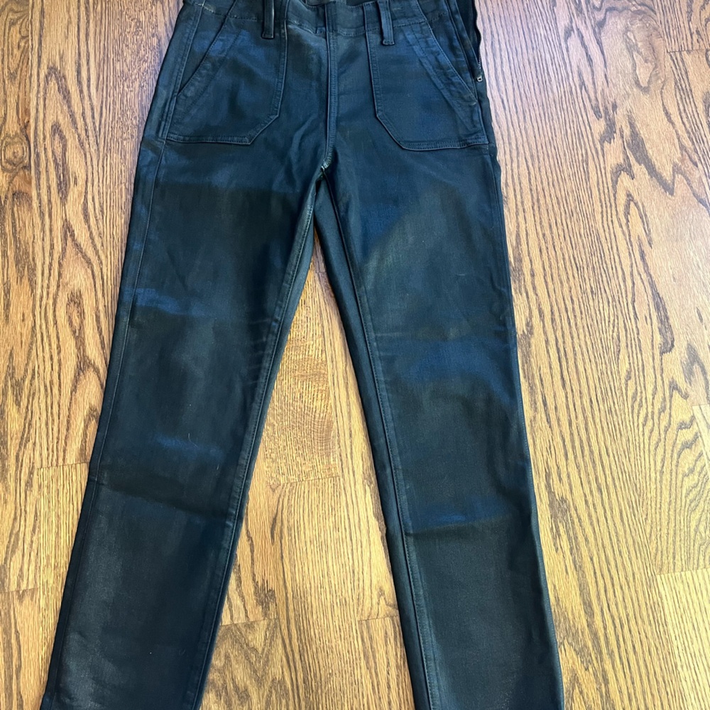 PAIGE leather look pants